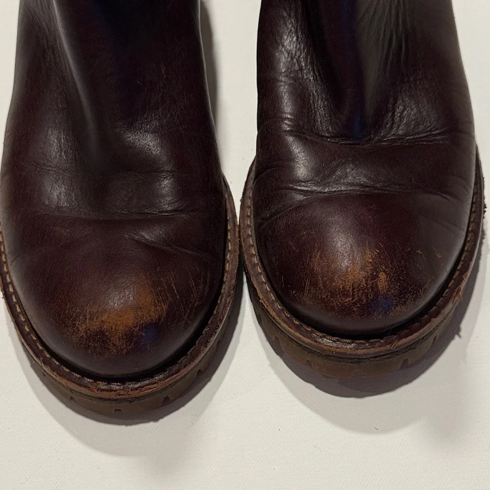 Tory Burch Rich Brown Ankle Boots
